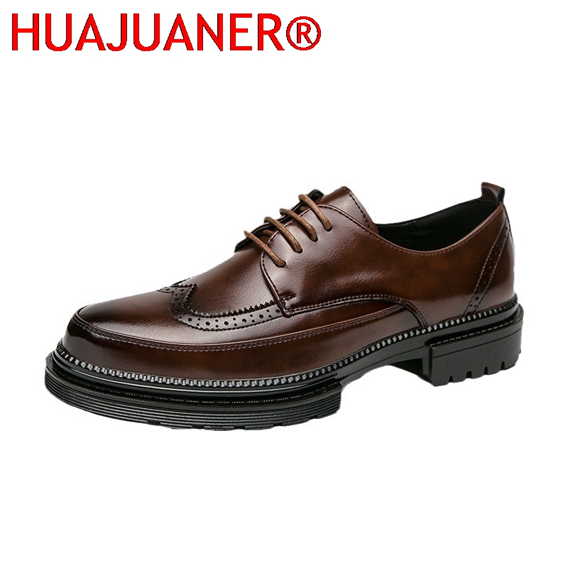 Young Men'S Grooming - Zapatos de cuero nuevos 2026 para