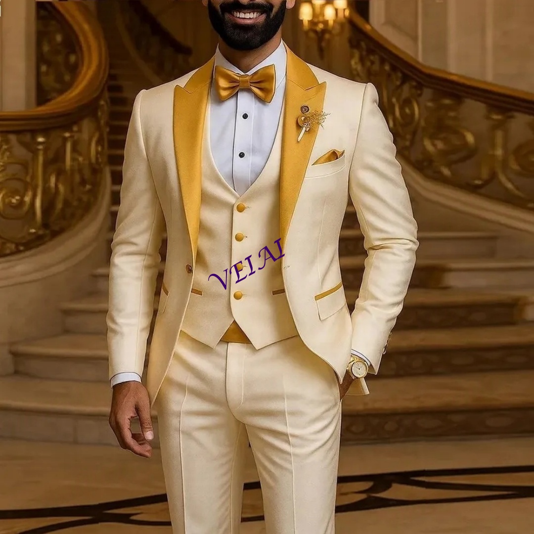 Traje personalizado con cuello - Men'S Grooming Jacket reseña y precio