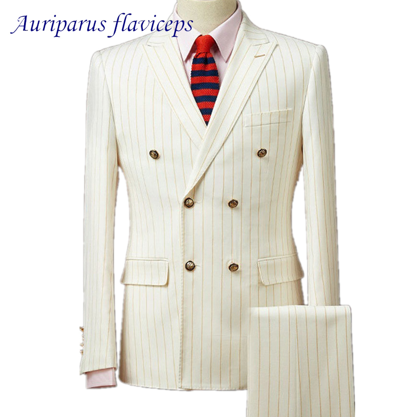 Trajes de hombre a rayas dorad - Men'S Grooming Jacket reseña y precio