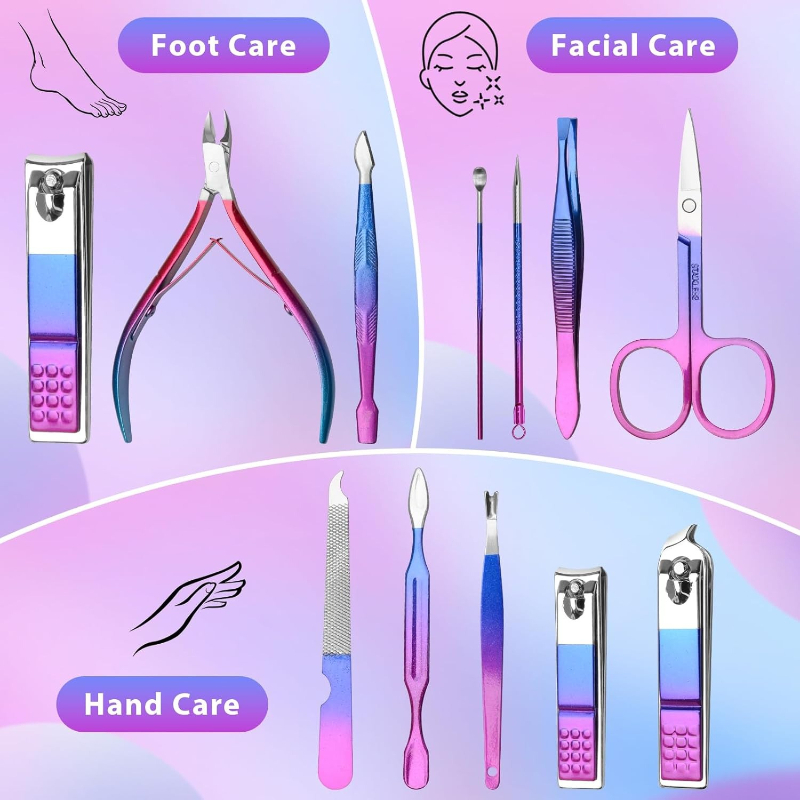 Set de manicura, cortaúñas, ki - Mens Grooming Kit Gift reseña y precio