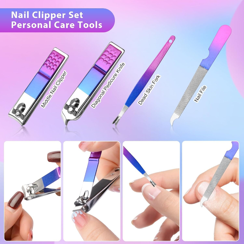 Set de manicura, cortaúñas, ki - Mens Grooming Kit Gift reseña y precio