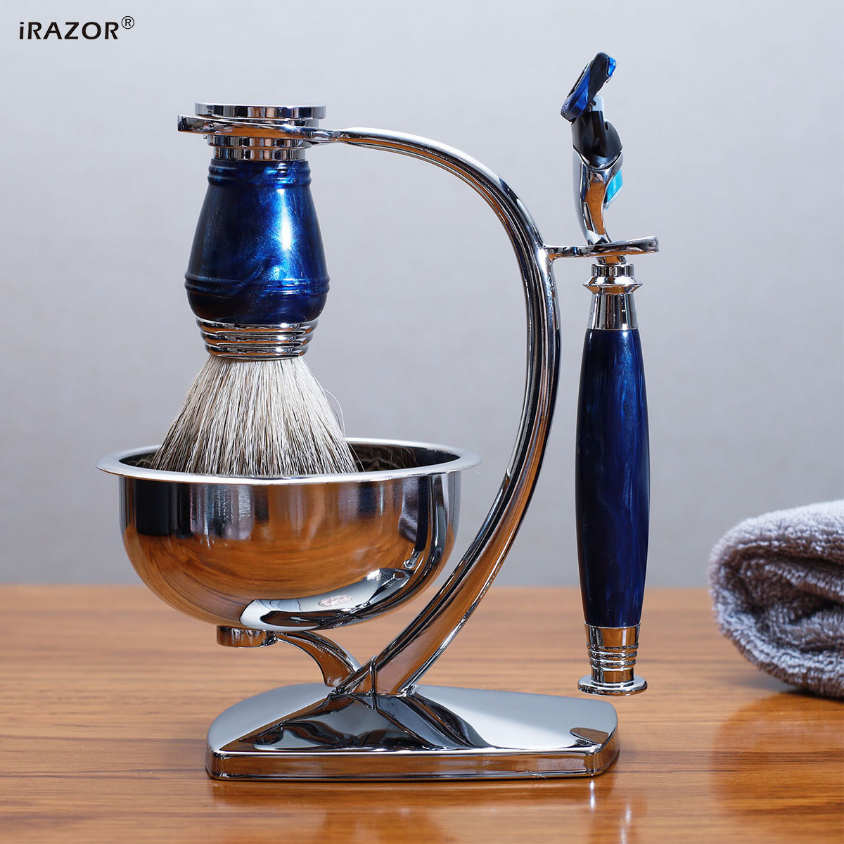 iRAZOR Kit de Afeitado de Lujo - Mens Grooming Kit Gift reseña y precio
